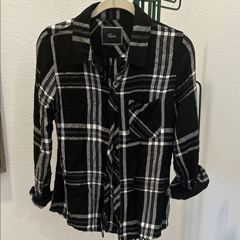 Rails Monochrome Plaid Shirt